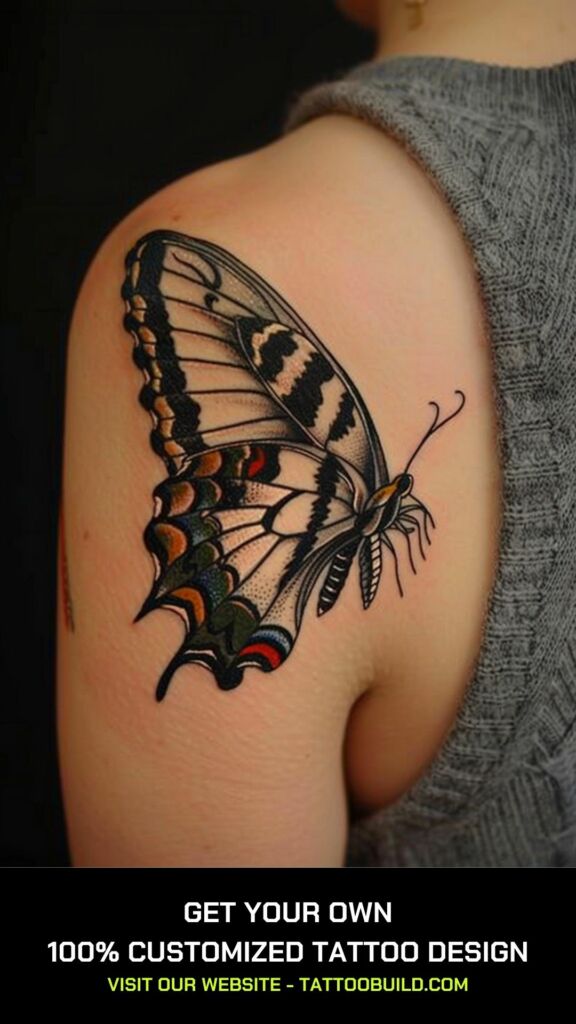 butterfly wing tattoo ideas