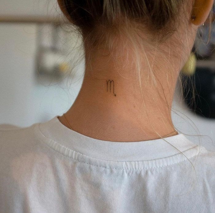 Neck Scorpio Tattoo Ideas 1