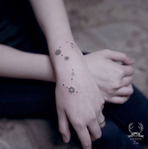 Small Scorpio Tattoos On Hand 2